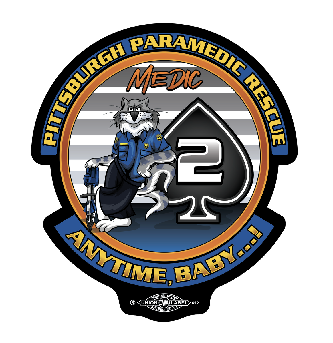 Medic 2 Sticker UNION MERCH