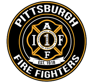 Pittsburgh Fire Fighters Logo Sticker