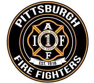 Pittsburgh Fire Fighters Logo Sticker