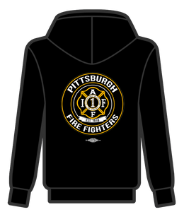 Pittsburgh Fire Fighters Black Logo HOODIE