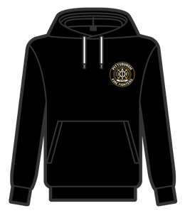 Pittsburgh Fire Fighters Black Logo HOODIE