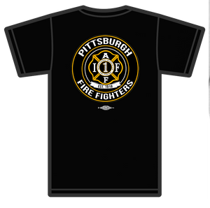 Pittsburgh Fire Fighters Black Logo Tee