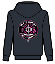 Load image into Gallery viewer, Pittsburgh Fire Fighters Breast Cancer HOODIE
