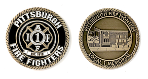 Pittsburgh Fire Fighters Challenge Coin