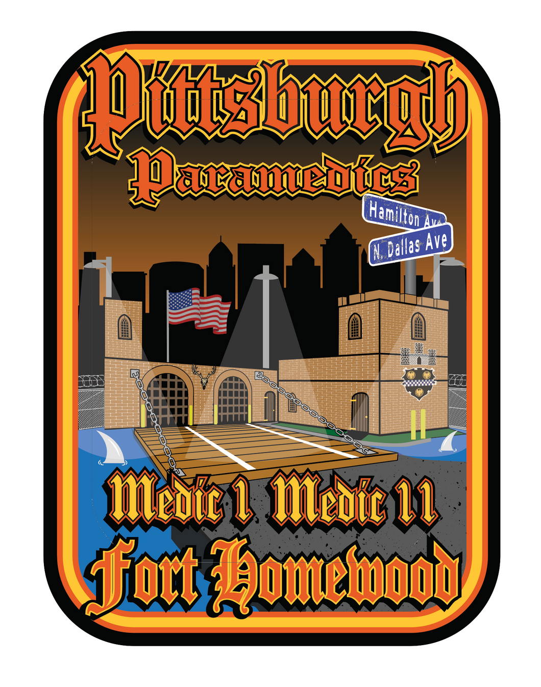 Medic 1 Medic 11 Sticker