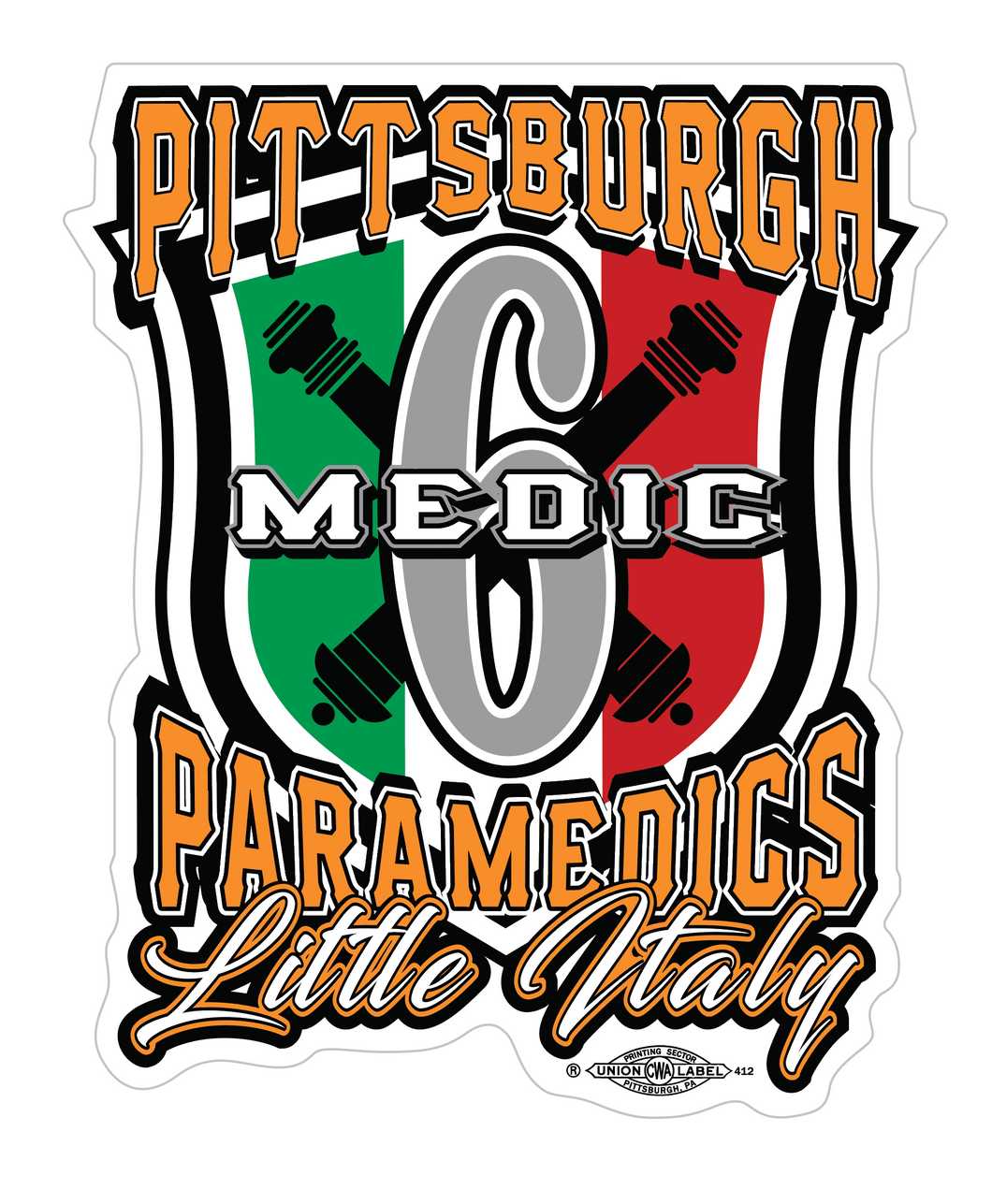 Medic 6 Sticker