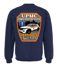 Load image into Gallery viewer, Jeep Docs Crewneck Sweatshirt
