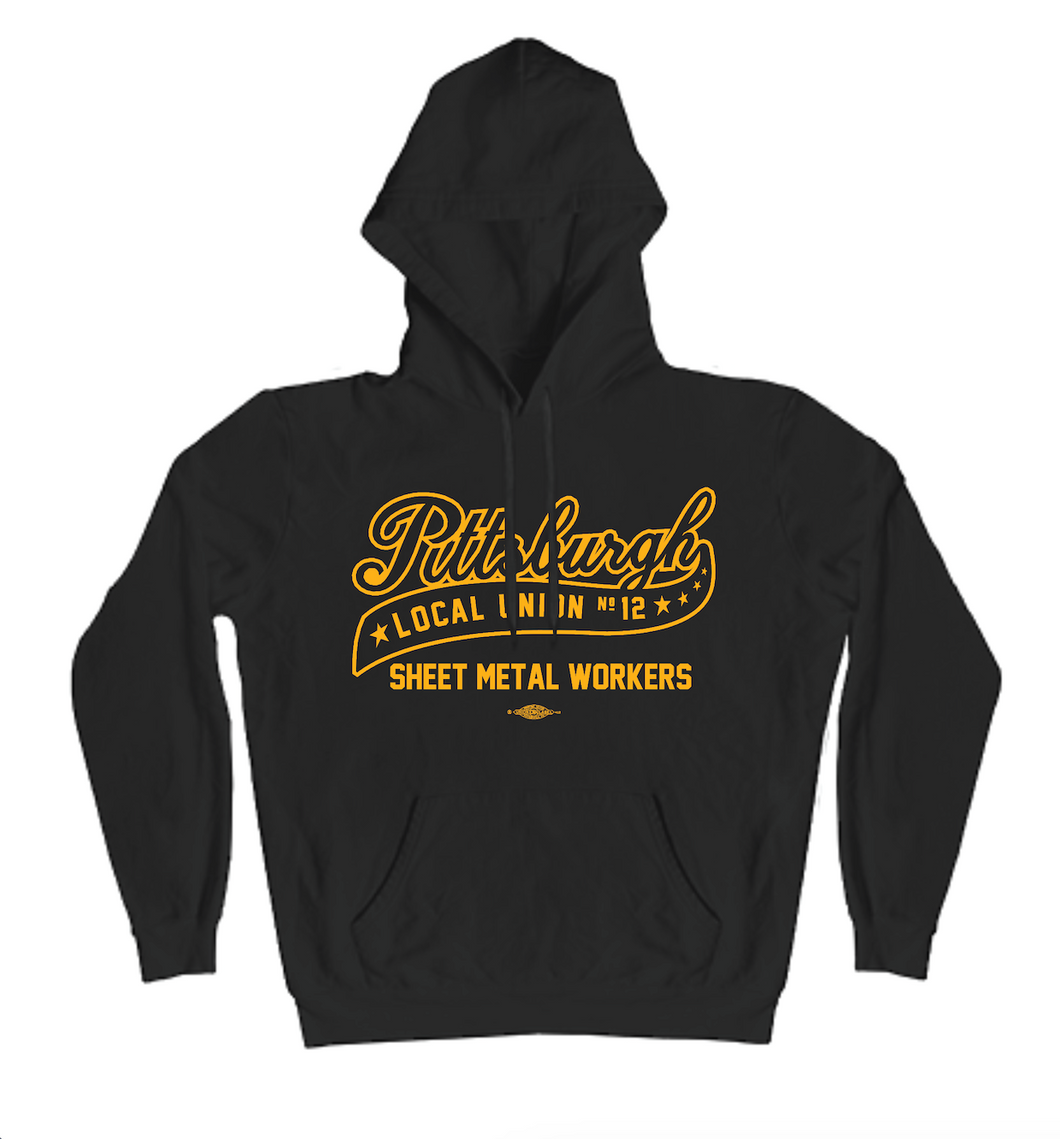 Sheet Metal Pittsburgh Script Pullover Hoodie