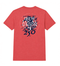 Load image into Gallery viewer, IBEW Local 5 America's 250 T-shirt
