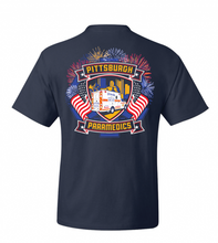 Load image into Gallery viewer, Pittsburgh Paramedics Patriotic Beefy T-shirt
