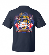 Load image into Gallery viewer, Pittsburgh Paramedics Patriotic Beefy T-shirt
