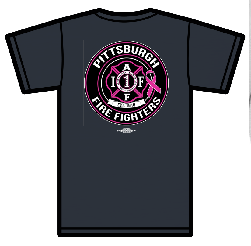 Pittsburgh Fire Fighters Breast Cancer Tee