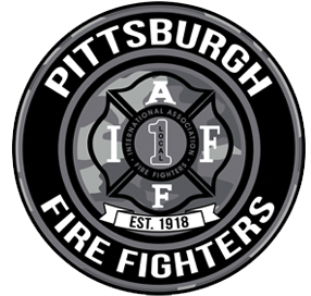 Pittsburgh Fire Fighters Logo Sticker